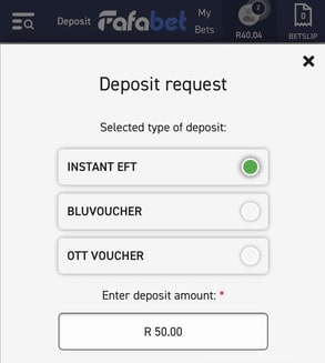 Payments Methods at Fafabet