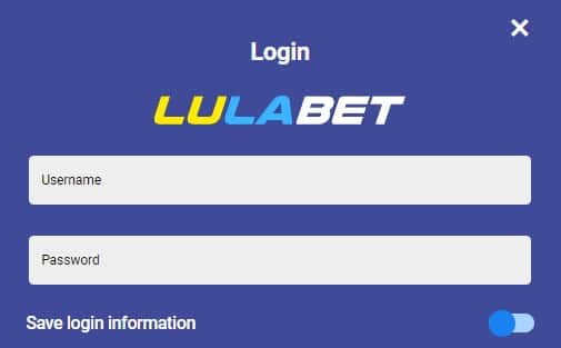 Login Process Lulabet