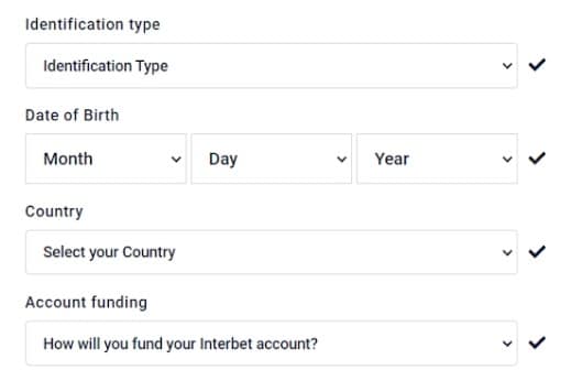 Interbet Identification Details