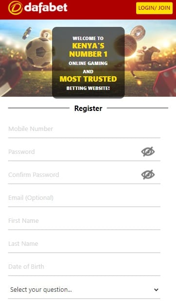  Dafabet Registration