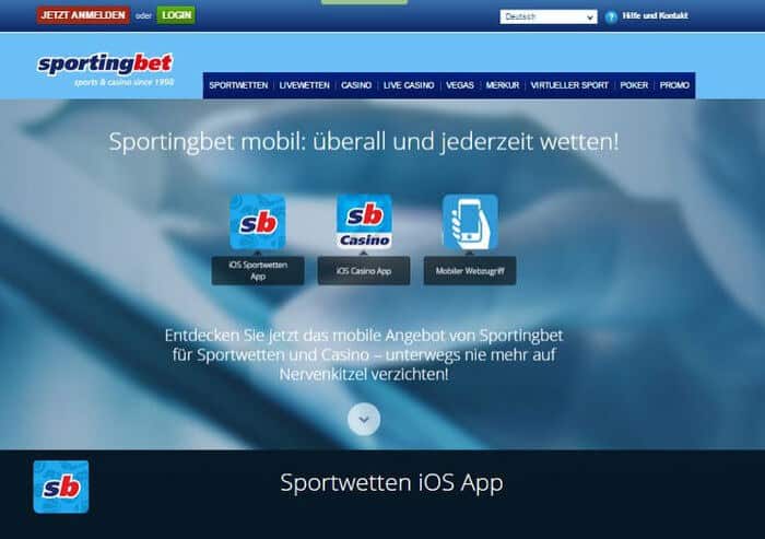 sportingbet mobile app