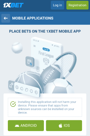 1xbet download app guide