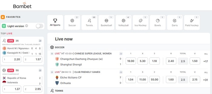 Bambet Website