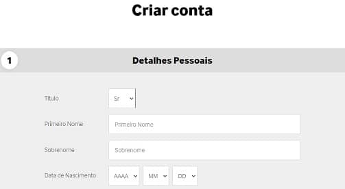 Criar Conta Betway
