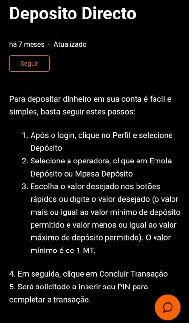 Depósito com 888bets