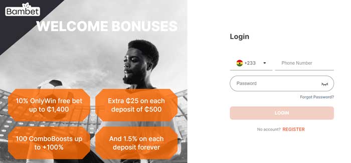 Bambet Account Login