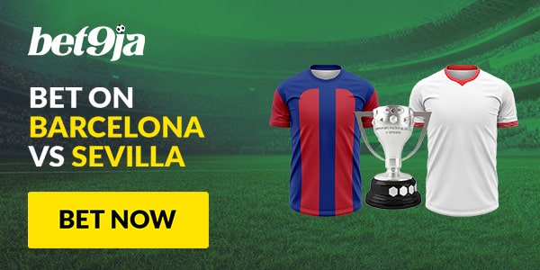 Bet9ja Bet on Barcelona VS Sevilla