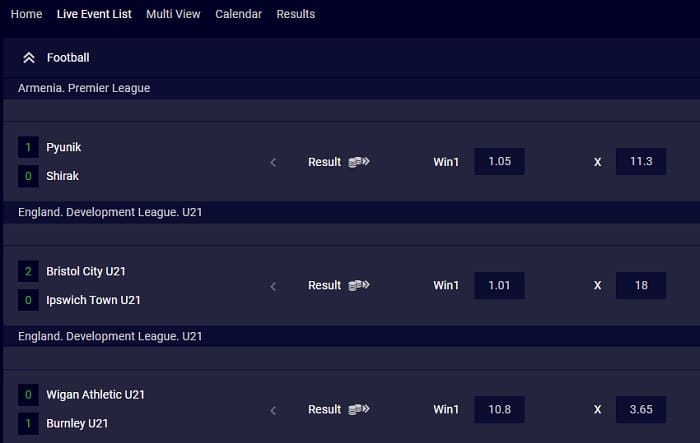 Live Betting BetAfriq