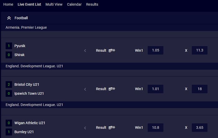 Live Betting BetAfriq