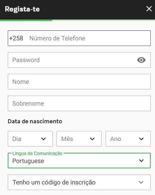 Abrir Conta Betway