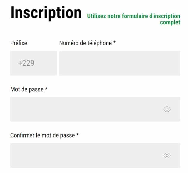 Inscription Premier Bet