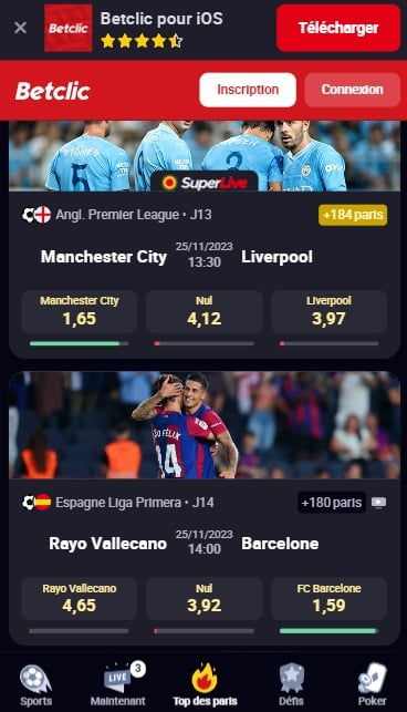 Comment Télécharger l'app Betclic iOS