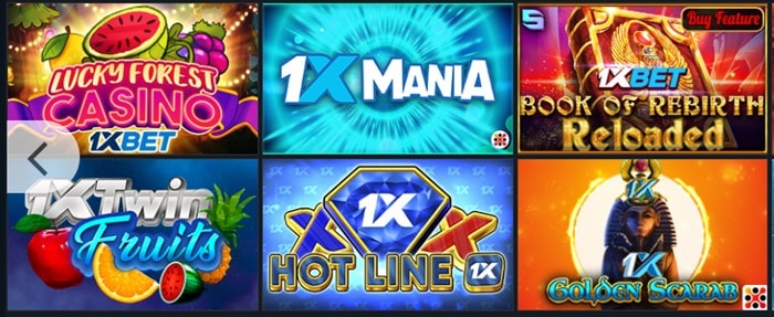 Slots 1xBet