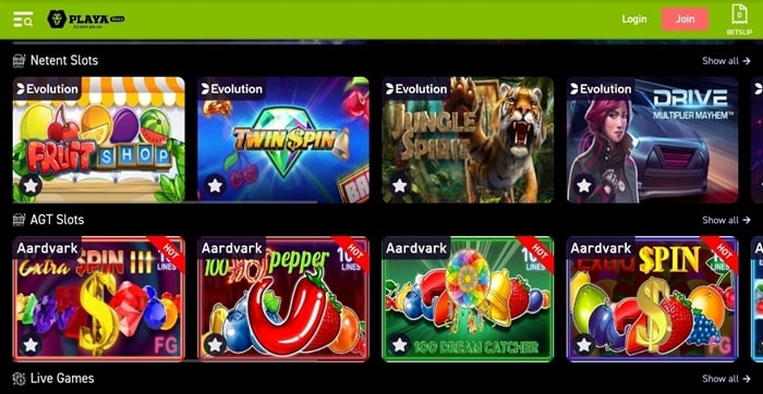 Betting on Casino