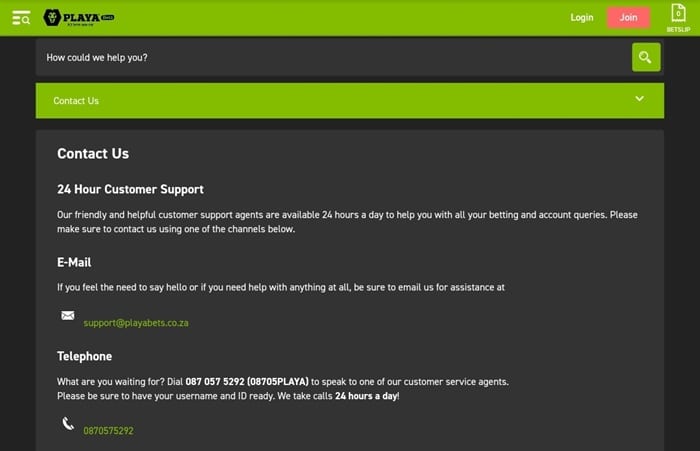 Customer Service