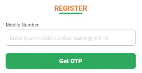 Register via Phone